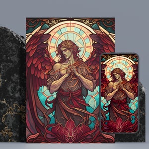 archangel print archangel uriel jpg archangel image digital angel printable archangel uriel image digital angel wall art archangel printable mobile wallpaper lockscreen wallpaper phone wallpaper luxury wall art art print aesthetic