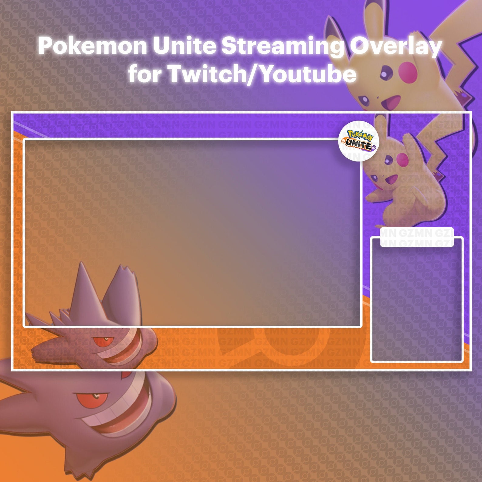 Pokemon Unite Streaming Overlay for Twitch/youtube 1920x1080 Etsy