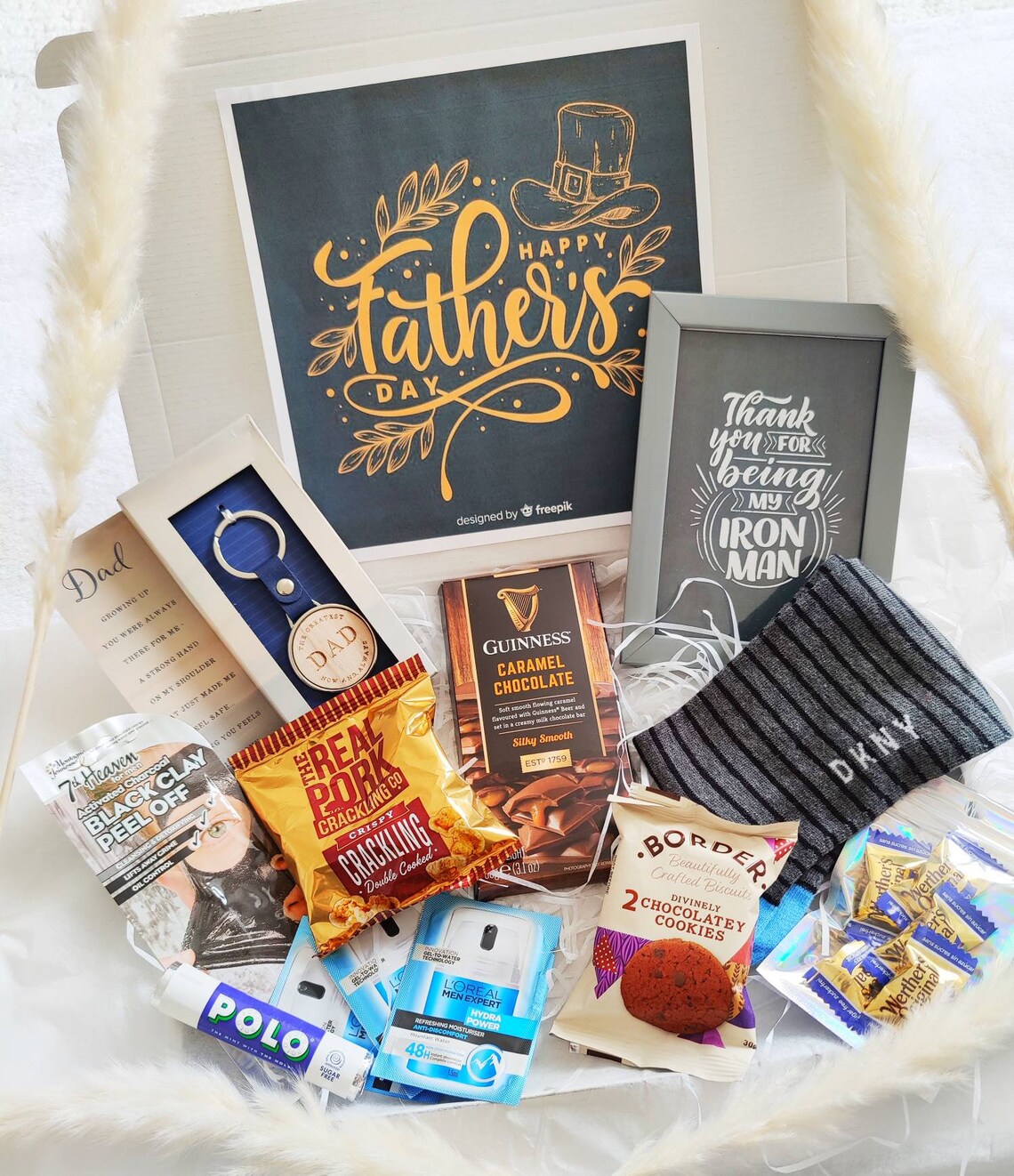 Fathers Day Fathers Day Gift Dad Hamper Box Dad Hamper Etsy
