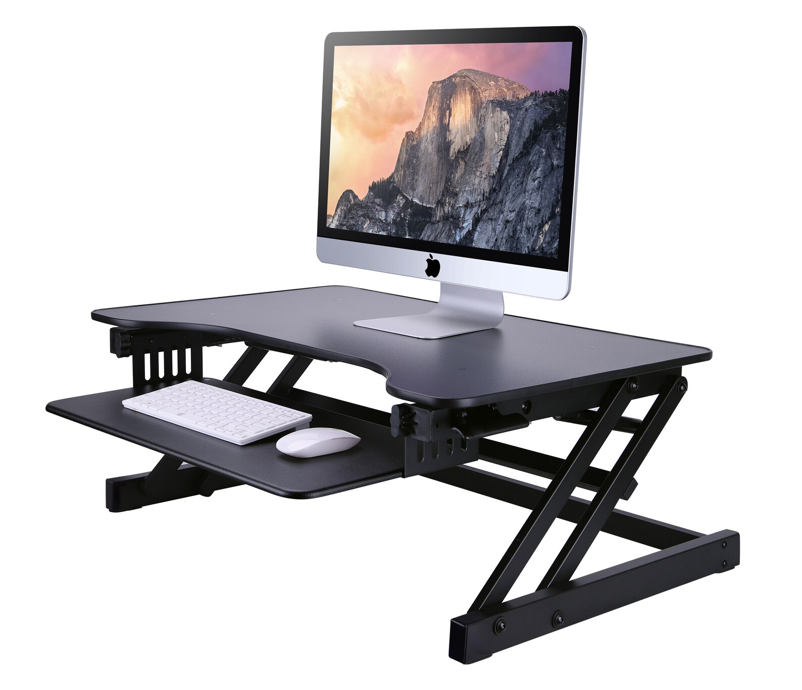 Adjustable Desk Riser ADR BLACK With Medium Antifatigue Mat MAFM Etsy