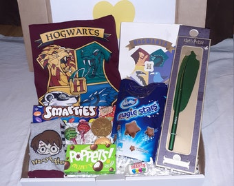 Harry Potter Gift Hamper | Treat Box | Letterbox Gift | Birthday | Hug In A Box | Thank You Gift | Activity Pack | Gift Set For Children