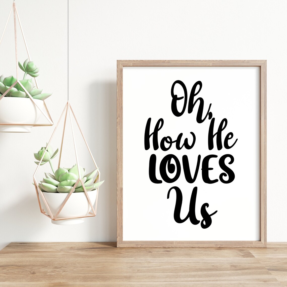 Oh, How He Loves Us SVG Digital Download SVG Cut File Christian SVG Cut