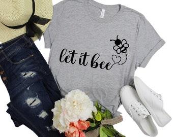 Let It Bee SVG Cut File; Cricut or US Cutter Vinyl Cutter Digital Download