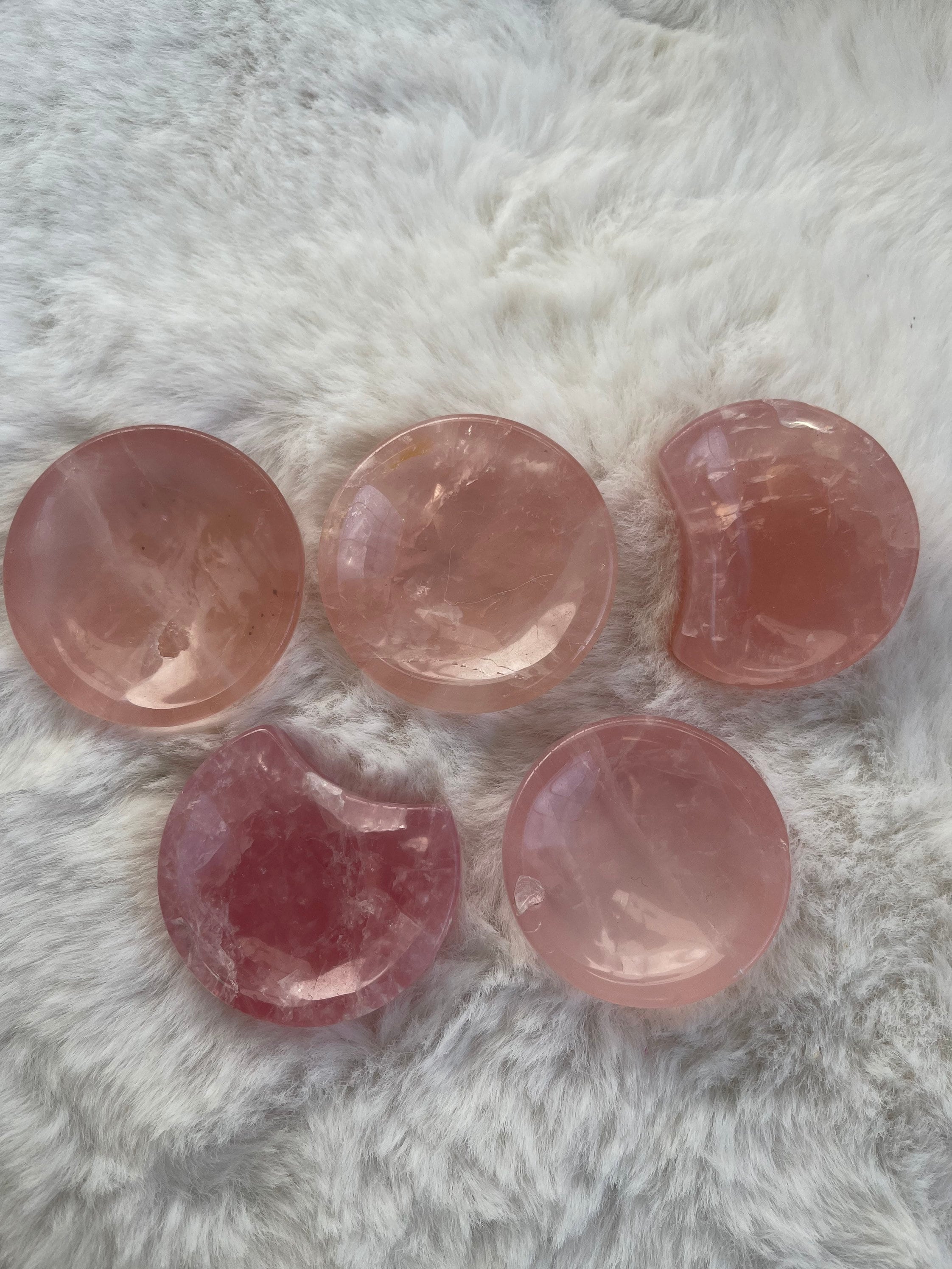 mini plat de quartz rose