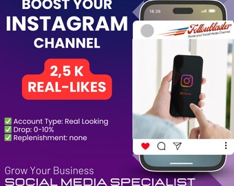 2,500 Instagram real likes | quickly | no drop S2 | [Most Popular and Cheap Service] | [Art.No.1163v]