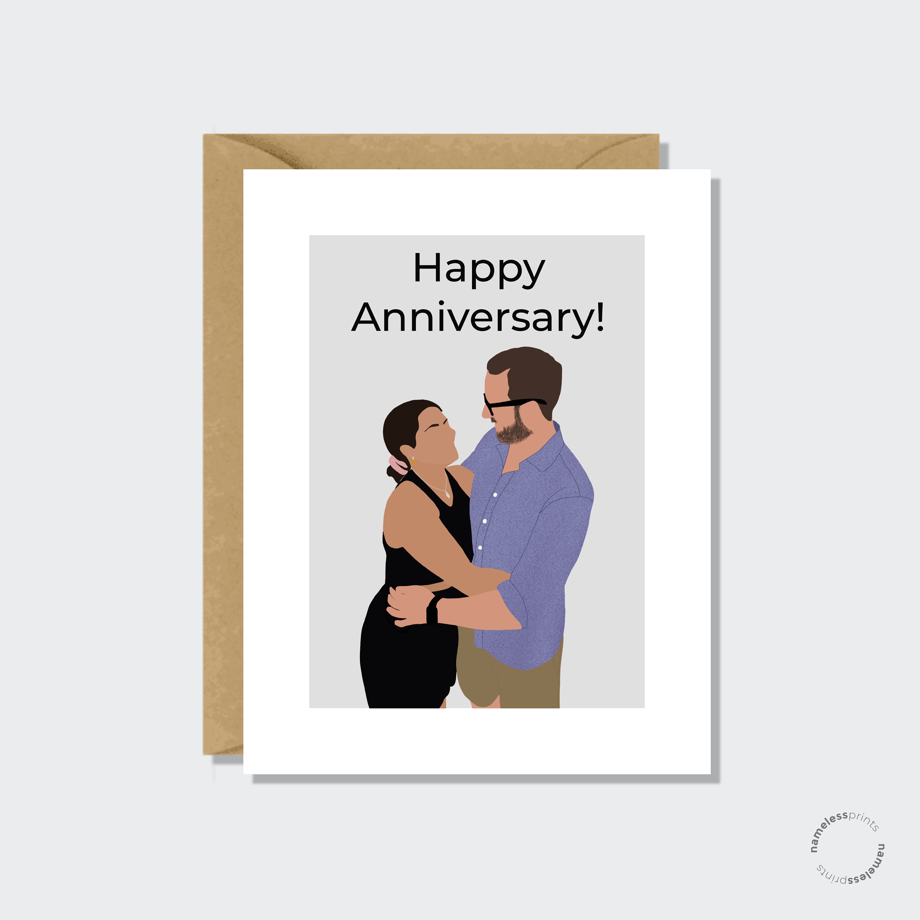 Custom Card - Faceless Illustrations, Faceless Portraits, Personalized ...
