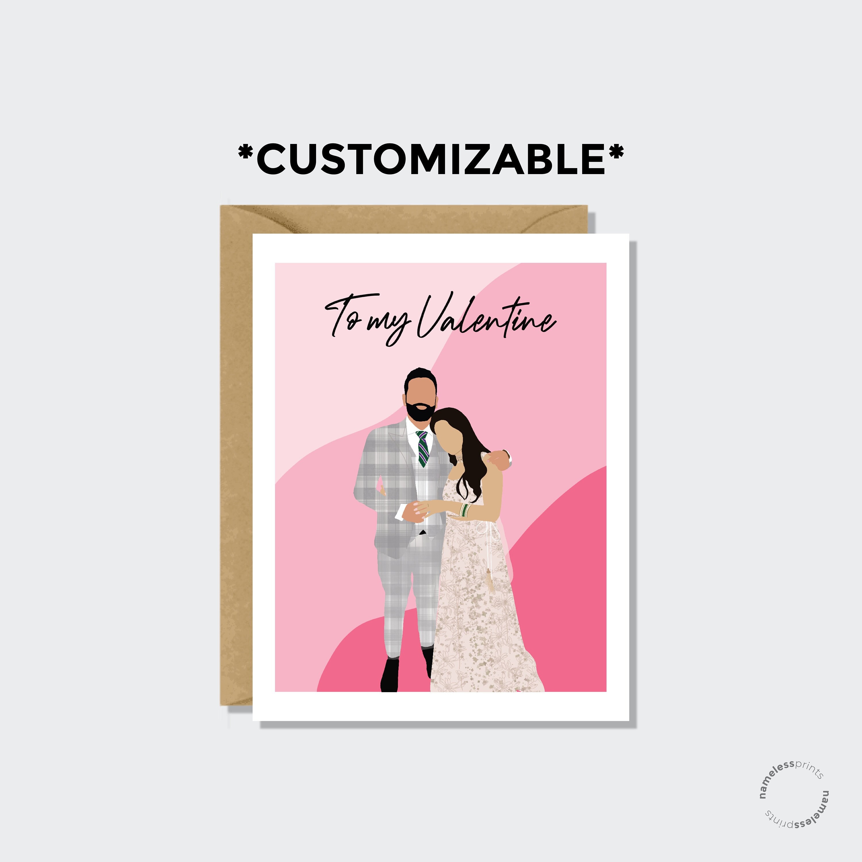 Custom Card - Faceless Illustrations, Faceless Portraits, Personalized ...