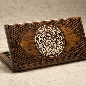 Backgammon Set - Floral Ornament