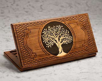 Armenian Backgammon Wooden - Tree