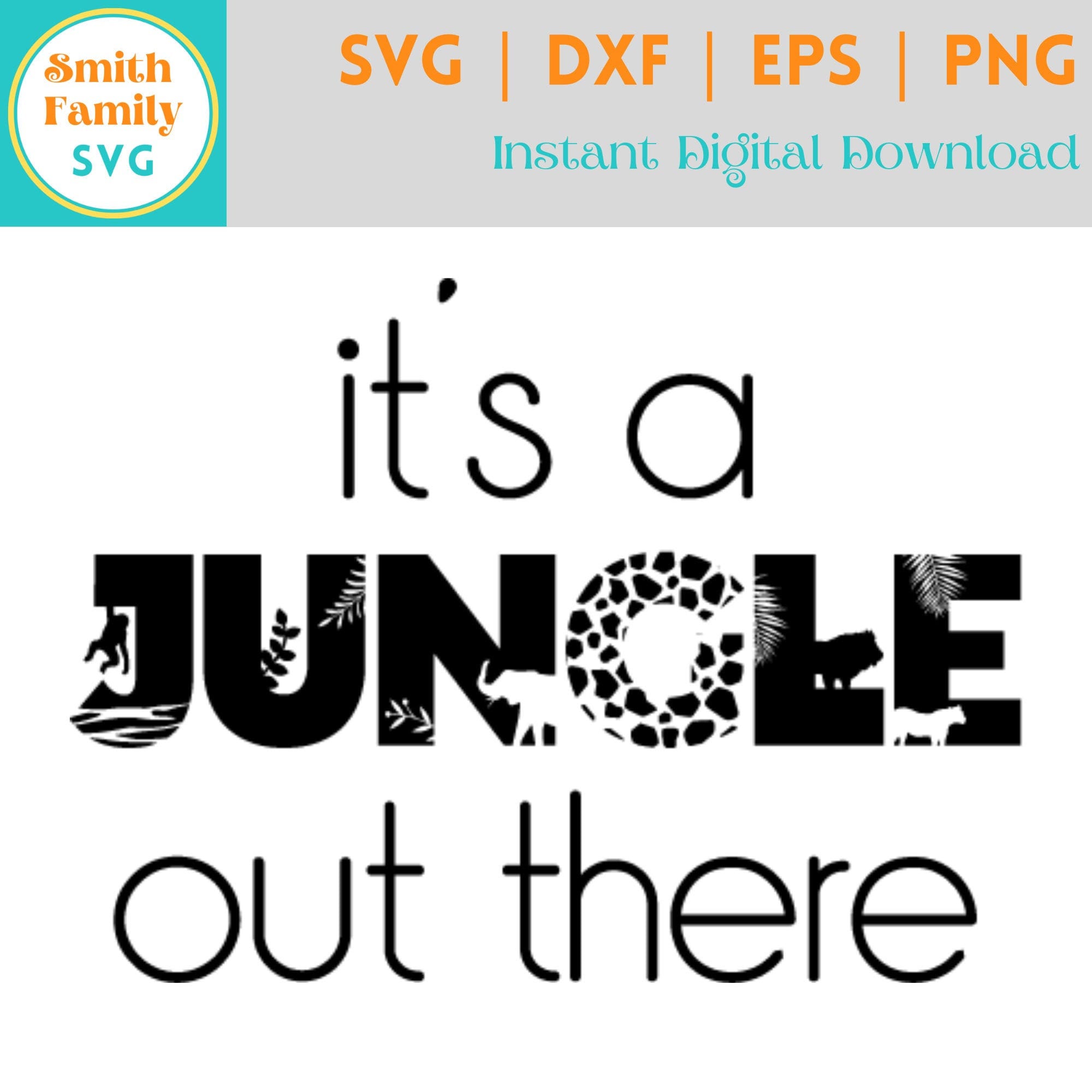 It's a Jungle Out There SVG
