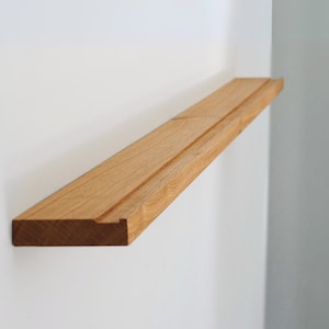 Picture ledge made of solid oak 1.9-2 cm | Handmade | Shelf board | floating shelf board | board | Bookshelf