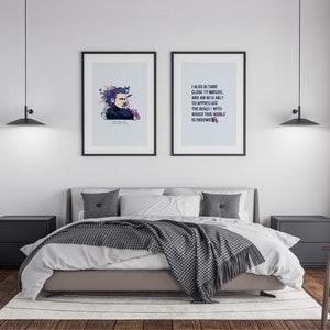 James Dean Art,Set of 2 Prints,MovieWallart,James Dean Poster,Retro, Inspirational Quotes, Mindfulness Quotes, Home Decor, Buddha Quotes,