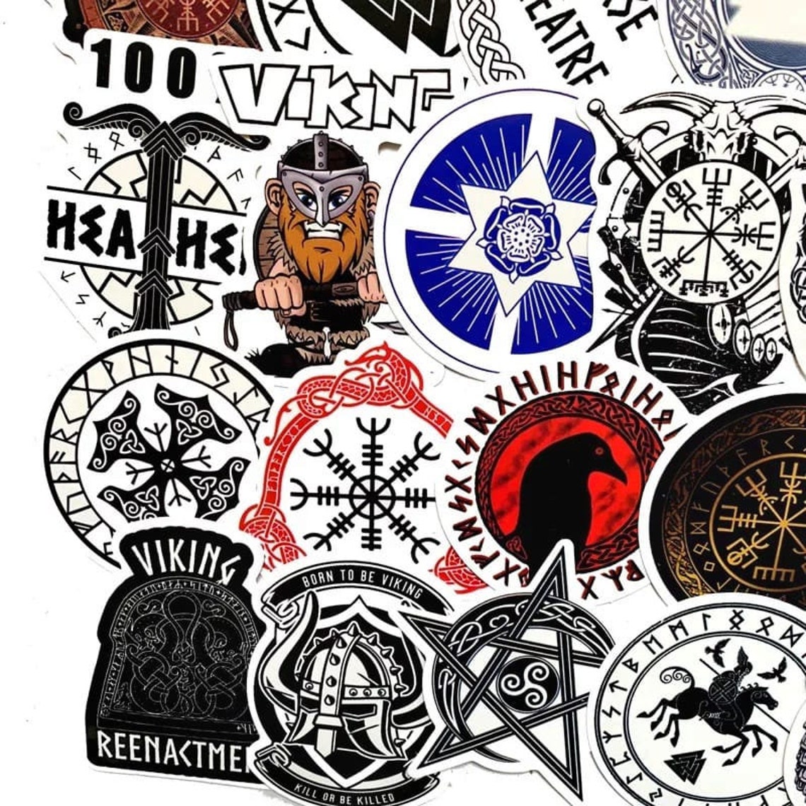 Nordic Stickers 200 pcs Viking Celtic Special Random Sticker Etsy