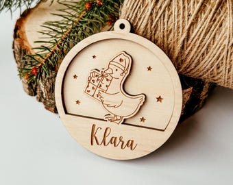 Personalized Christmas Bauble, Name Ornament, Weihnachtskugel mit Namen, Xmas Ornaments,Christmas Tree Decoration, 3D Bauble