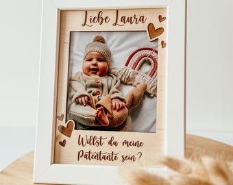 Willst du meine Patentante sein I Willst du mein Patenonkel sein /Patenonkel fragen Geschenk für Patentante/Patenonkel, Patentante fragen