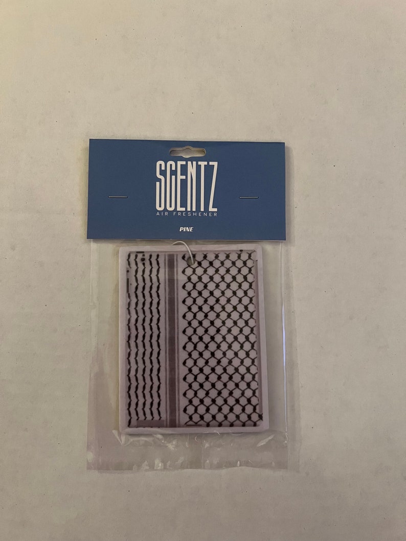 Palestinian Kuffiyeh Hanging Car Air Freshener Etsy