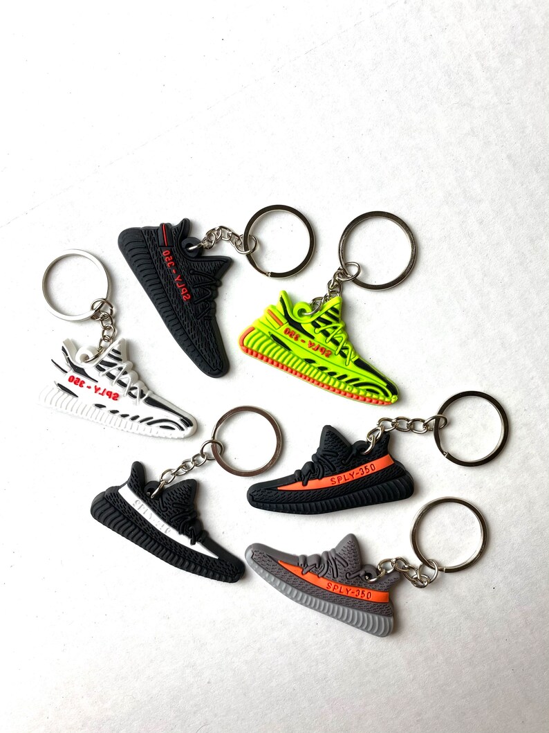 Pack of 10 Adidas Sneaker Keychains Etsy