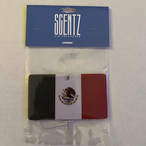 Mexican Flag Hanging Car Air Freshener