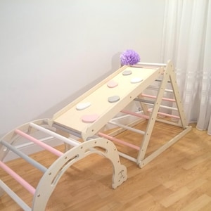 Climbing foldable  triangle, toddler climber,step triangle,Kletterdreieck climbing frame