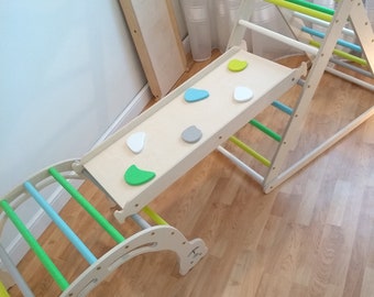 Triángulo plegable de escalada, escalador para niños pequeños, triángulo escalonado, Kleinterdreieck