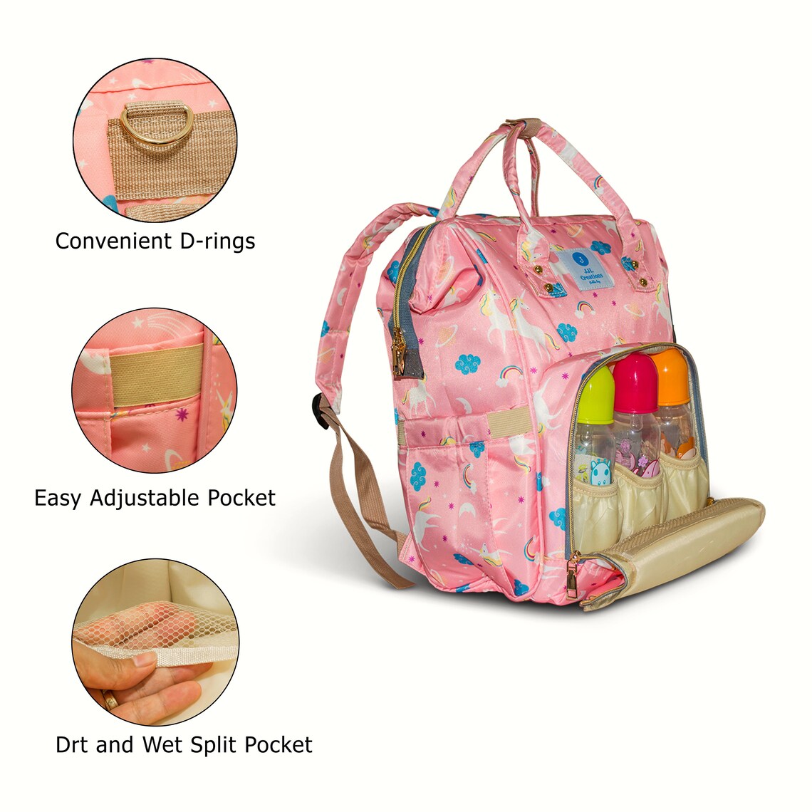 Nappy Bag Multifunctional Waterproof Travel Diaper BagLarge Etsy