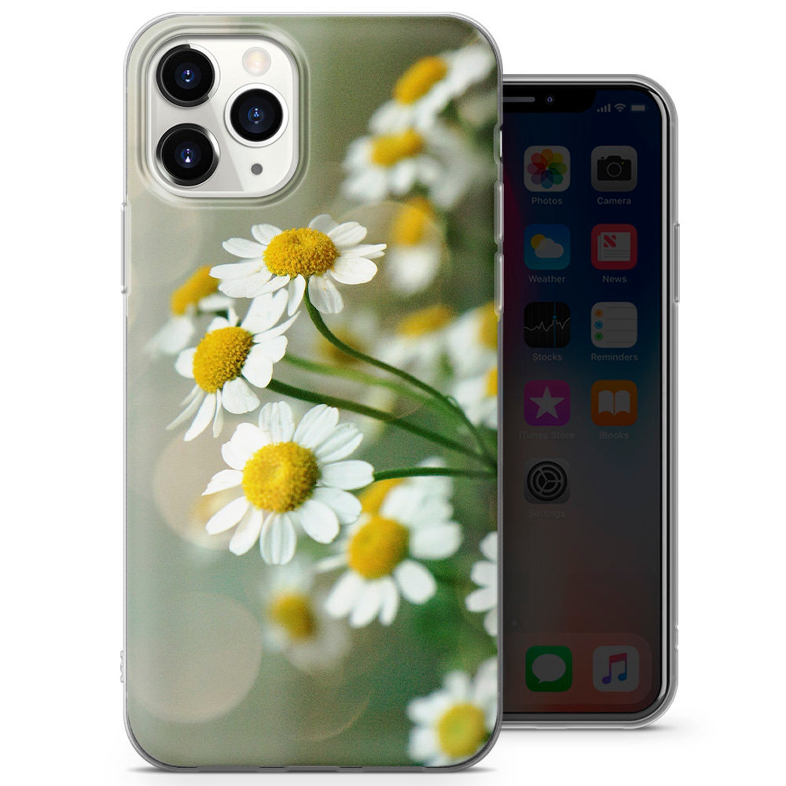 Daisy Flower Phone Case Natural Daisies Cover For iPhone 7 8 Etsy