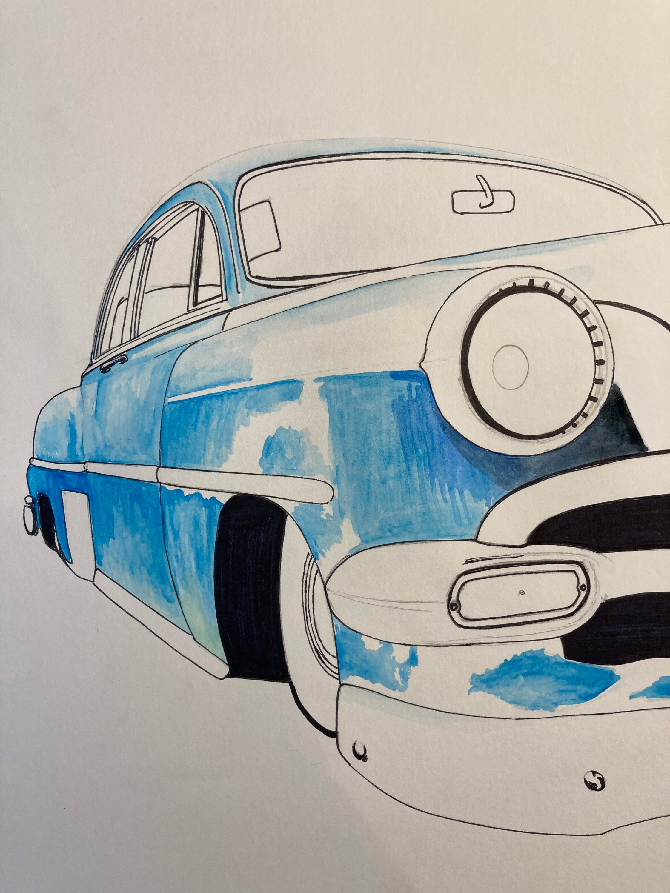 Granja Encontrar pintura original y única de acuarela de un | Etsy