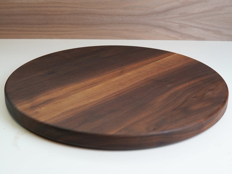 Walnut Lazy Susan Multiple Size 10 to 26 1 Etsy