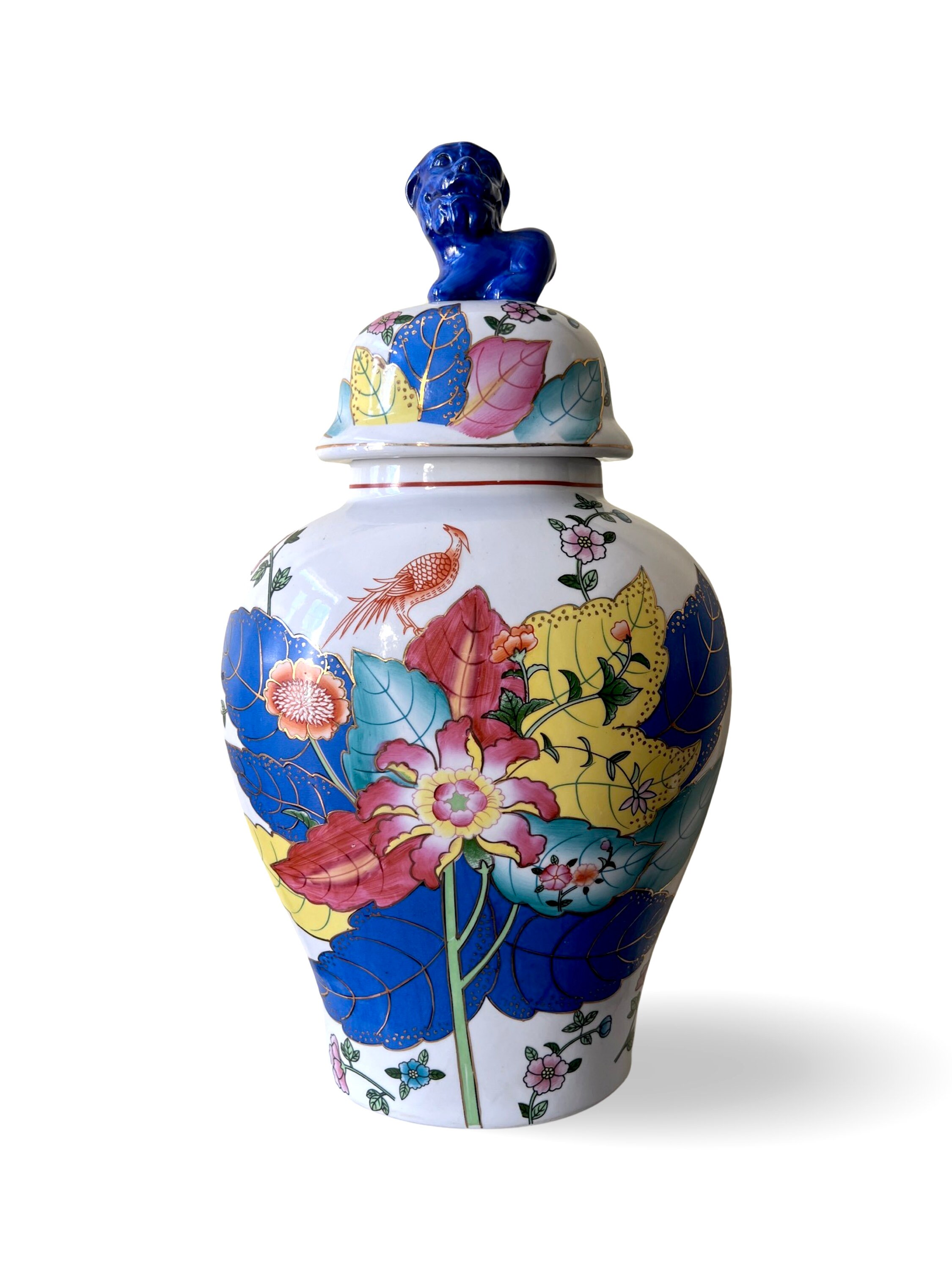 Tobacco Leaf Ginger Jar Mahjong Mat