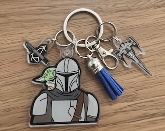 Mandalorian- Grogu Keychain