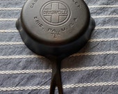 Beautifully Restored Griswold 5 Big Block Logo Cast Iron Skillet