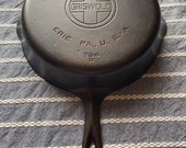 Beautifully Restored Griswold 8 Big Block Logo Cast Iron Skillet