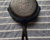 Stunning HTF Restored Griswold 4 Big Block Logo Cast Iron Skillet