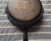 Beautifully Restored Griswold 6 Big Block Logo Cast Iron Skillet