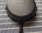 Beautifully Restored Griswold 7 Big Block Logo Cast Iron Skillet