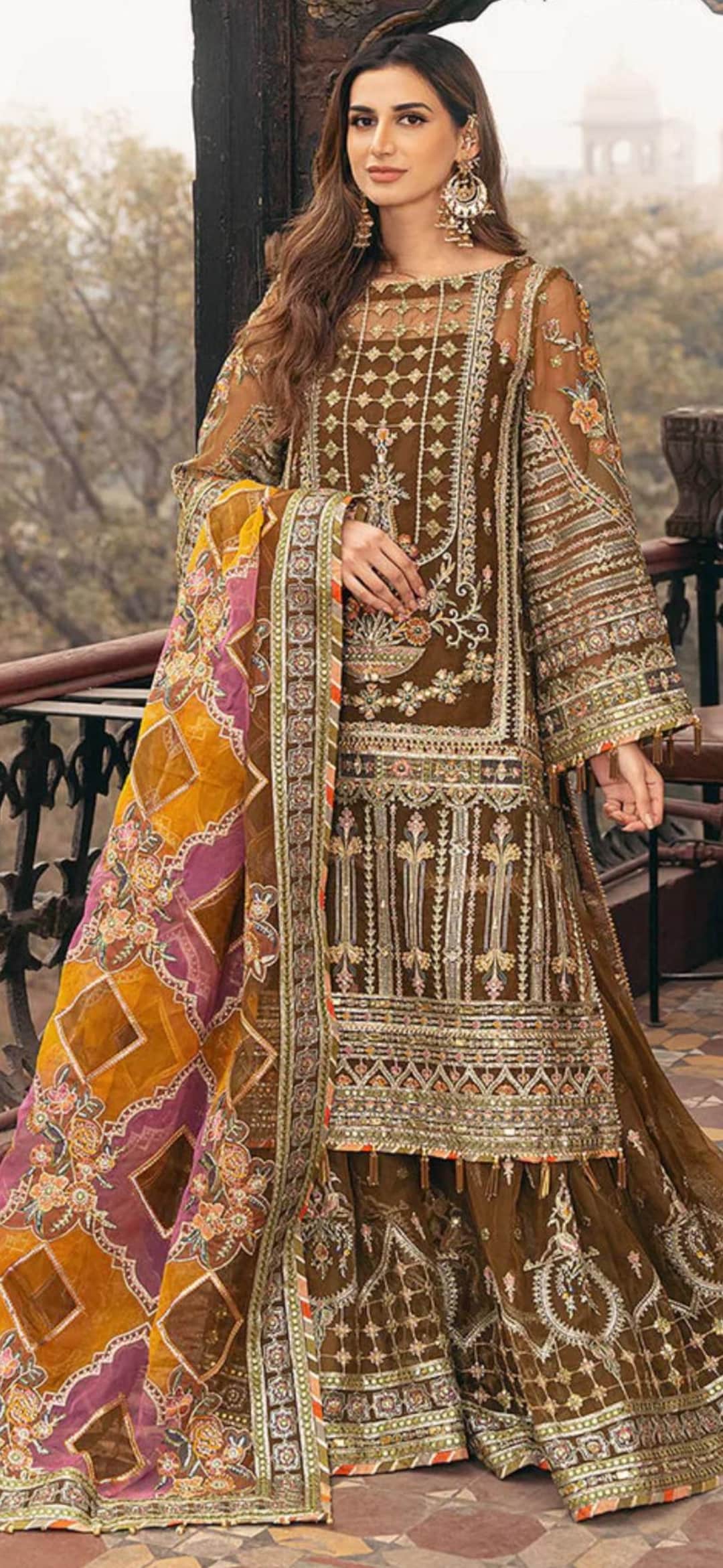 The kurti bazaar Dameskleding Klaar om te dragen Designer Salwar Kameez Suits Indiase Pakistaanse Mooie Plazzo Pant Jurk, Blauw, 34