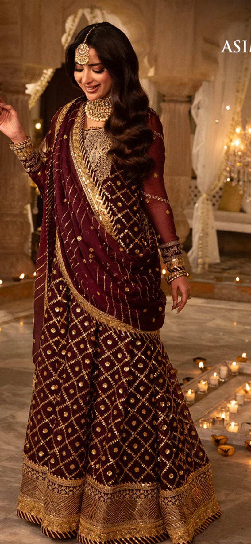 Nallu collection bridal lehenga discount
