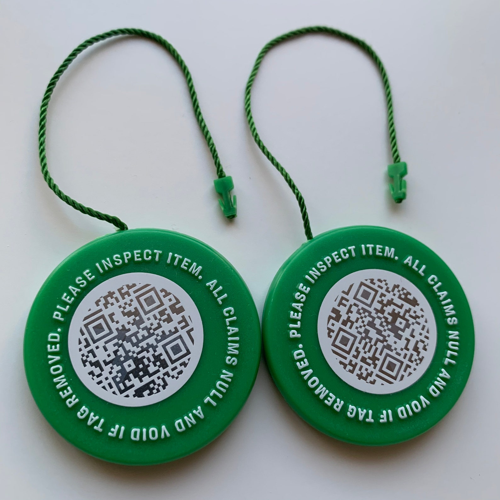 2 Authentic 2 Prong Uncut StockX Tags Etsy