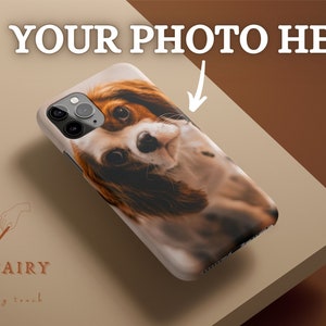 Custom Personalized Family Photo iPhone 14 13 12 11 Pro Max Mini Case, Pet Picture Image Portrait iPhone XR X XS Max Cover, Your Own Design