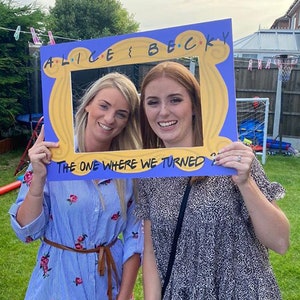 Customisable Friends Themed Selfie Frame Digital Copy for Own printing
