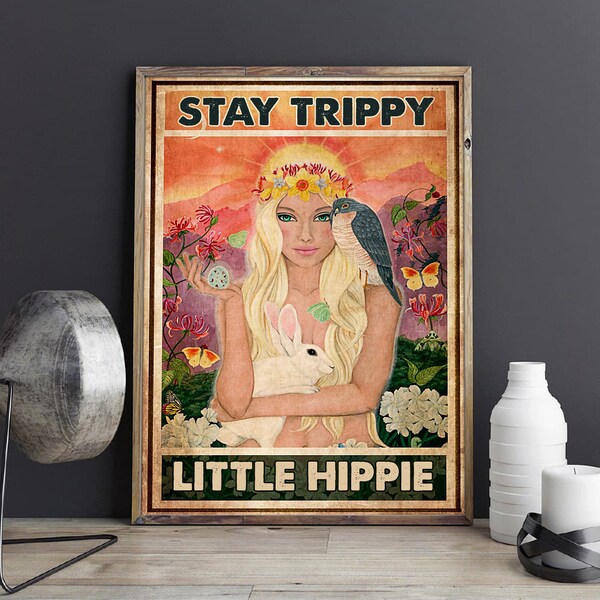 Hippie Wall Art Etsy