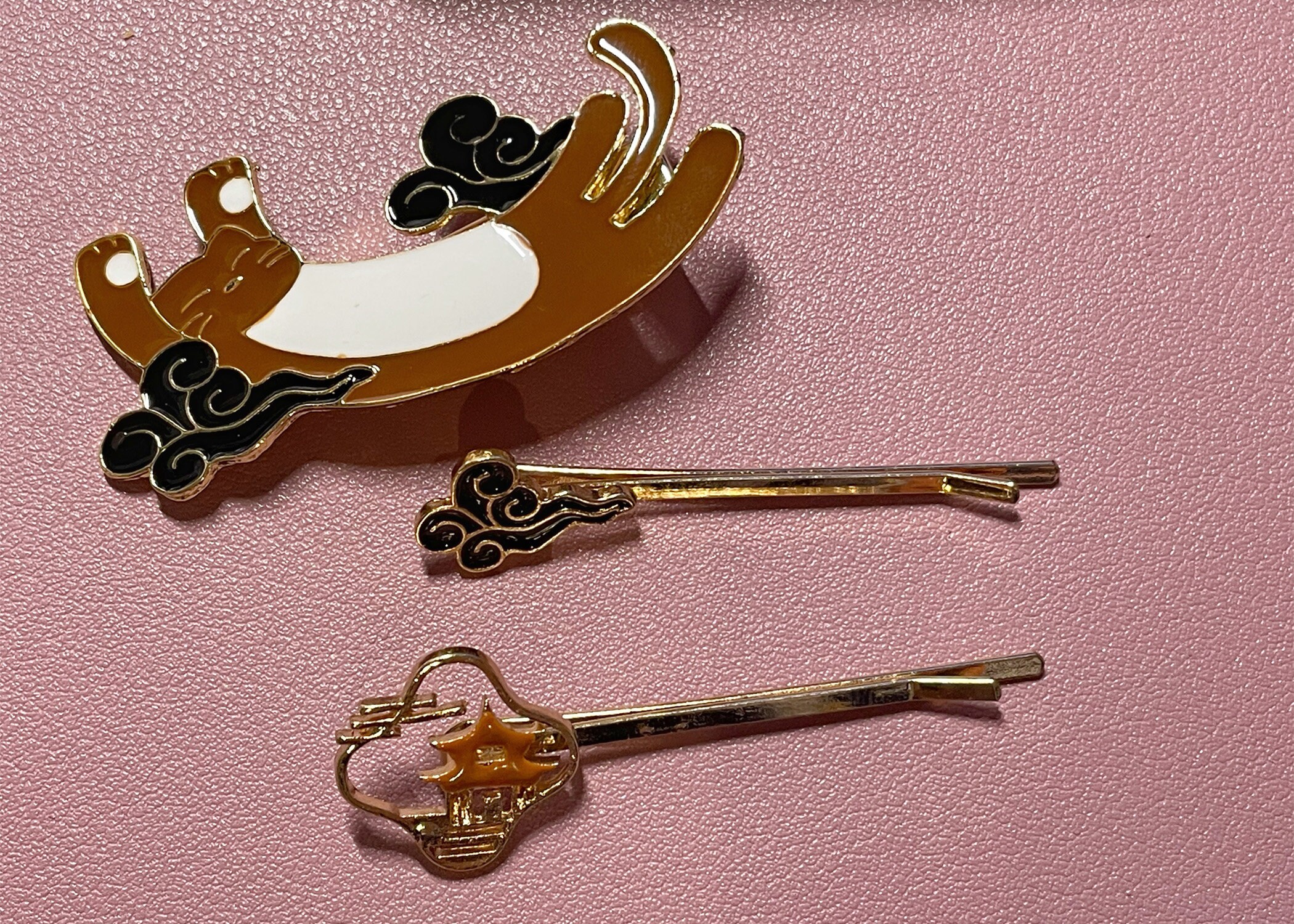 3 Set of Cat Hair Clip Hair Clips Hair Accessories Kawaii Etsy