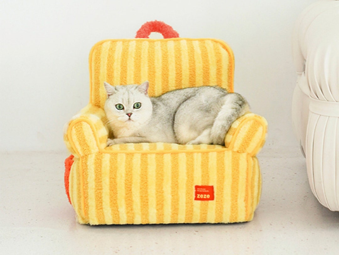 Cat Sofa Bed, Pet Lounger Couch, Cat Bed, Pet Chair Bed With Soft