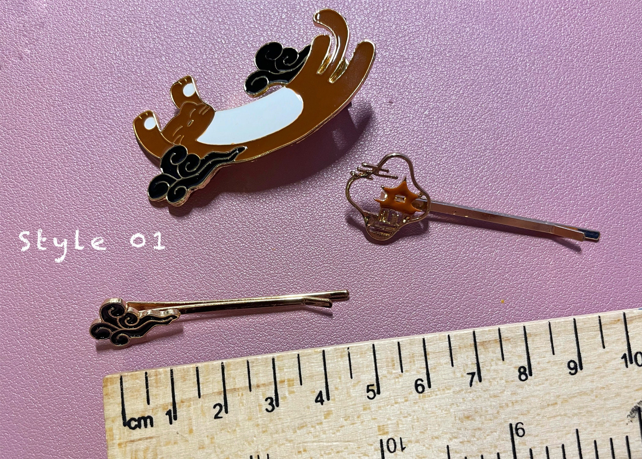 3 Set of Cat Hair Clip Hair Clips Hair Accessories Kawaii Etsy