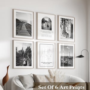 Cape Breton Highlands Galerie Wandkunst - 6er Set, Cape Breton Foto, Cape Breton Poster, Cape Breton Prints, Nationalpark, Kanada
