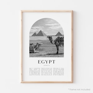 Egypt Art Print, Egypt Poster, Egypt Photo, Egypt Wall Art, Egypt Black and White, Africa | AF15M