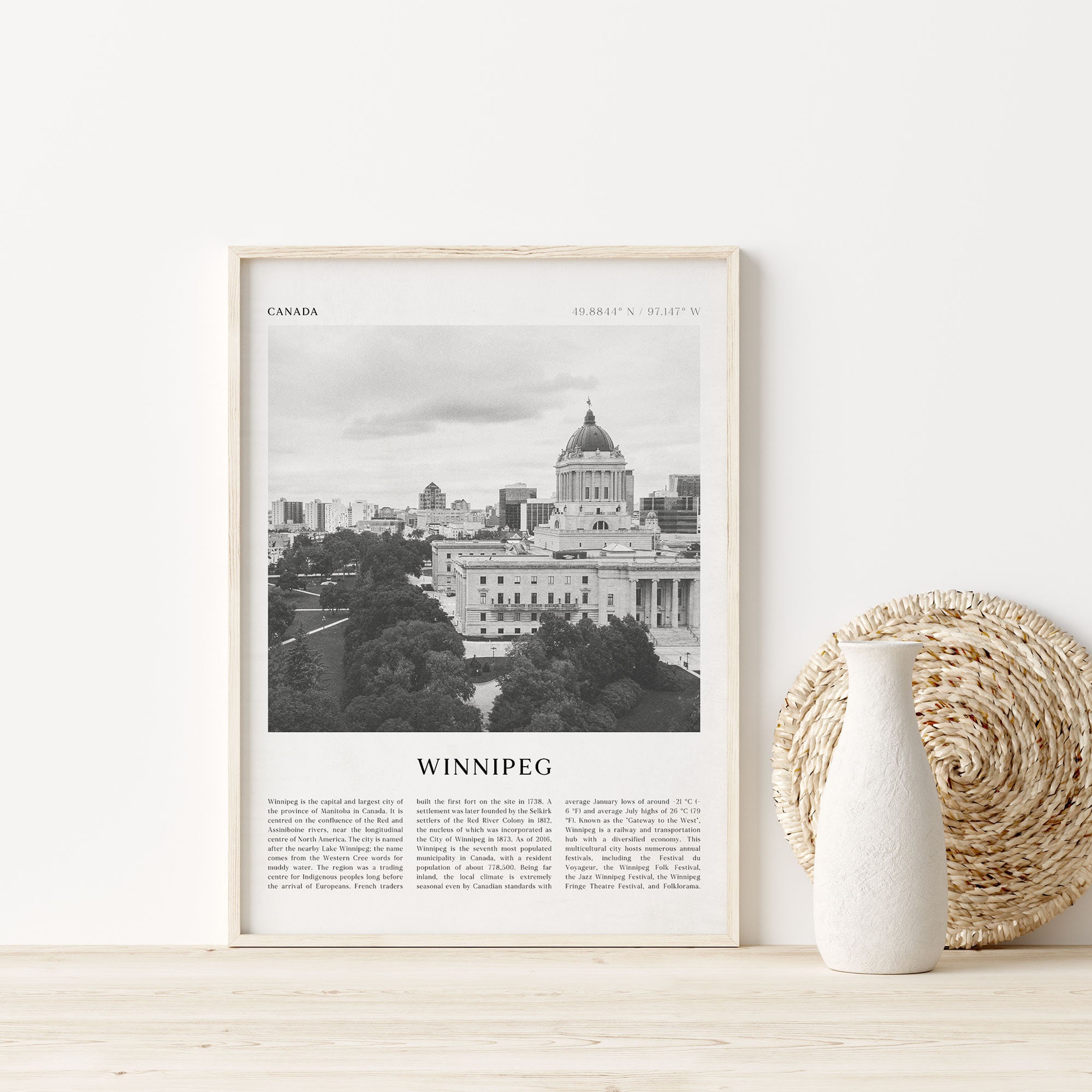 Winnipeg Art Print Winnipeg Poster Winnipeg Photo Winnipeg Etsy