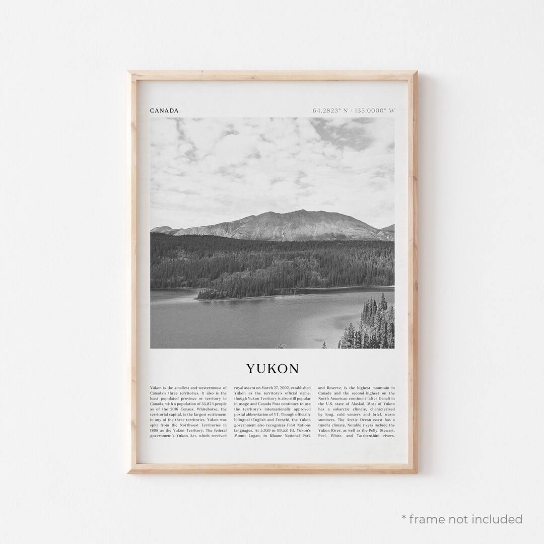 Yukon Art Print, Yukon Poster, Yukon Photo, Yukon Wall Art, Canada