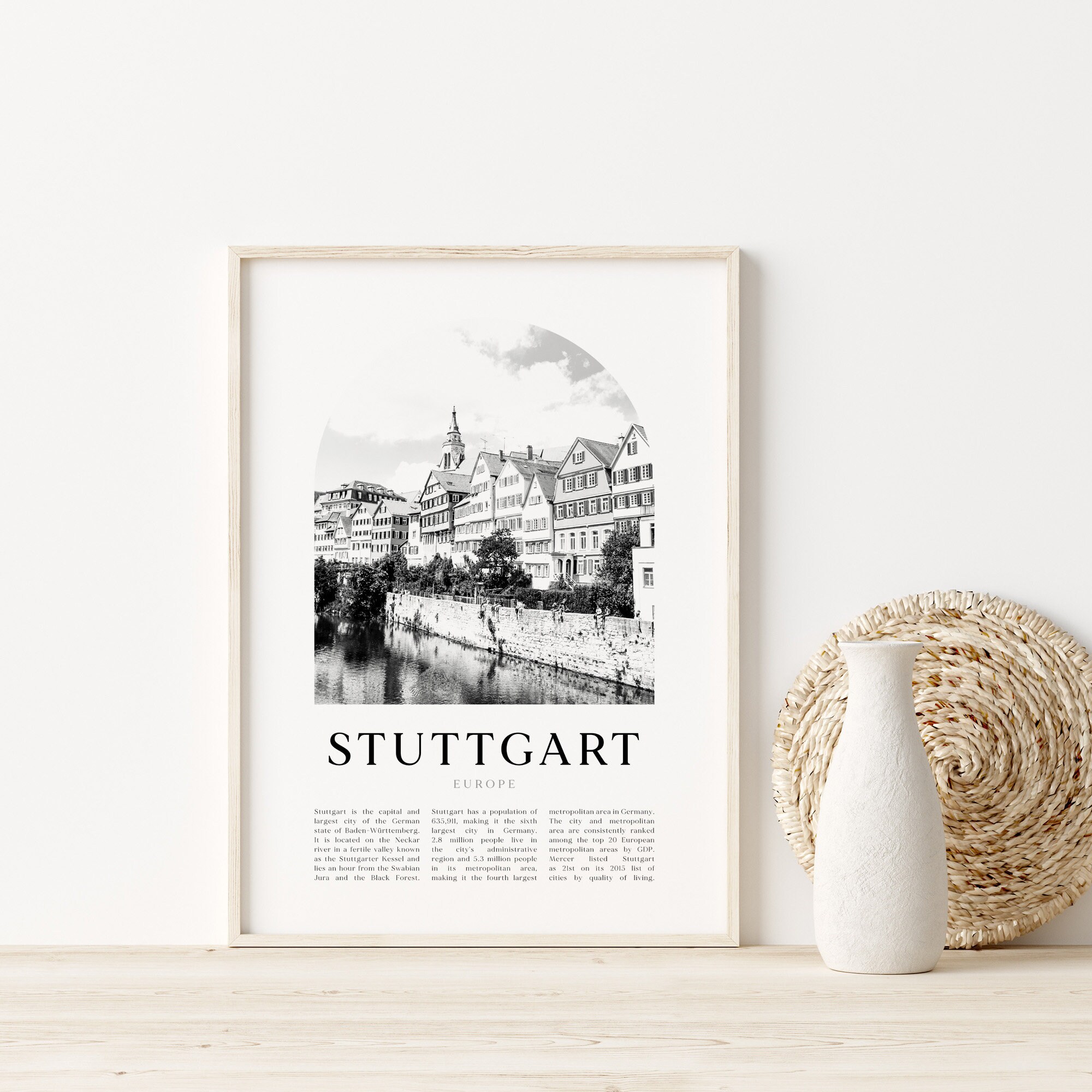 Stuttgart Art Print Stuttgart Poster Stuttgart Photo Etsy