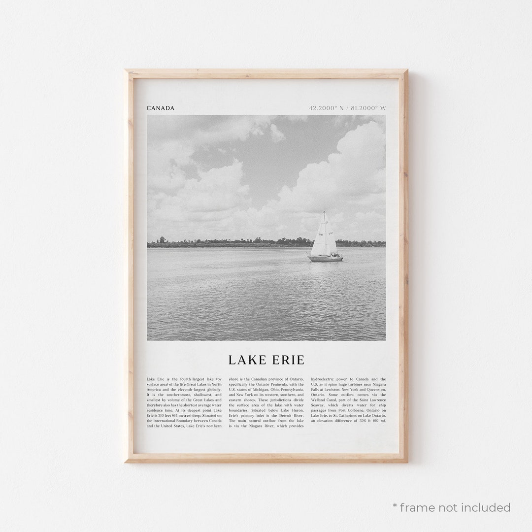 Lake Erie Art Print, Lake Erie Poster, Lake Erie Photo, Lake Erie Wall